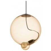 805303 Люстра COLORE 1х8W (led) E27 АЛЮМИНИЙ/КОНЬЯЧНЫЙ