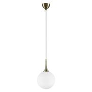 813031 Подвес GLOBO 1х40W E14 бронза/белый