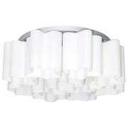 802090 Люстра NUBI 9х40W E27 БЕЛЫЙ/ ХРОМ