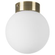 812011 Люстра GLOBO 1х40W E14 БРОНЗА/БЕЛЫЙ