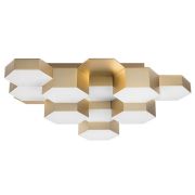 750123 Люстра потол FAVO LED-60W 2880LM ЗОЛОТО 4000K