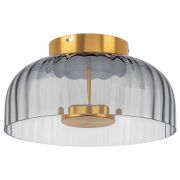 809061 Люстра CELESTA LED 1х12W 600LM ЗОЛОТО/ДЫМЧАТЫЙ 3000K