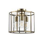 798231 Люстра GENNI 3х40W E27 ЛАТУНЬ/ПРОЗРАЧНЫЙ