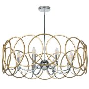 713083 Люстра REGOLO 8х40W E14 ХРОМ/ЗОЛОТО