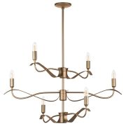 733263 Люстра RAGNO 6х40W E14 ЗОЛОТО