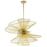 728183 Люстра ZETA 8х40W E14 ЗОЛОТО