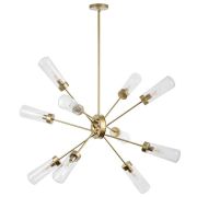 690103 Люстра CROTONE 10х40W E14 ШАМПАНЬ/ПРОЗРАЧНЫЙ