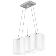 802130 Подвес NUBI 3х40W E27 ХРОМ/БЕЛЫЙ
