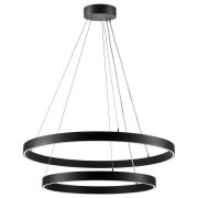 748127 Люстра SATURNO LED 84W 5800LM 70G ЧЕРНЫЙ 3000-6000K