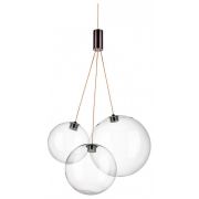 801030 Люстра SFERETTA LED 3х1,35W 200LM КОФЕЙНЫЙ/ПРОЗРАЧНЫЙ 3000K