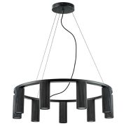 718097 Люстра ROMA 9х28W GU10 (led) ЧЕРНЫЙ