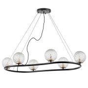 815267 Люстра BARI 6х10W(led) G9 ЧЕРНЫЙ МАТОВЫЙ/ЗОЛОТО