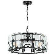 713267 Люстра NOVARA 6x40W E14 ЧЕРНЫЙ МАТОВЫЙ