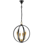 731247 Люстра CERO 4х40W E14 ЧЕРНЫЙ/ЗОЛОТО