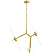 742063 Люстра STRUTTURA 6х6W (led) G9 ЗОЛОТО МАТОВЫЙ