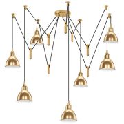 761078 Люстра ACROBATA 7х40W E14 ЛАЙМ ЗОЛОТО