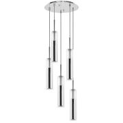 756054 Люстра CILINO 5х40W GU10 ХРОМ