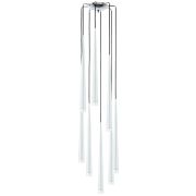 807086 Подвес PUNTO 8х25W G9 ХРОМ/БЕЛЫЙ