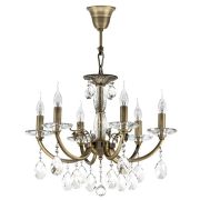 694061 Люстра STREGARO 6х60W E14 БРОНЗА