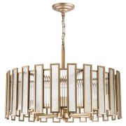 712062 Люстра AGAVE 6х40W E27 ШАМПАНЬ/ПРОЗРАЧНЫЙ