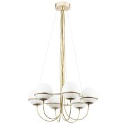 803263 Люстра GLOBO 6х40W E14 ШАМПАНЬ/БЕЛЫЙ