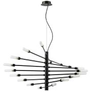 733187 Люстра RAGNO 18х40W G9 ЧЕРНЫЙ МАТОВЫЙ