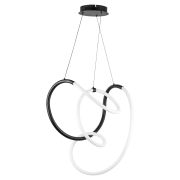 637067 Люстра CORINTO 30W LED 2530LM ЧЕРНЫЙ 3000K IP20