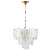 799092 Люстра RETRO 9х8W (led) E14 ЗОЛОТО/ПРОЗРАЧНЫЙ