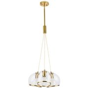 729031 Люстра SFERICO 3х40W E27 ЛАТУНЬ/ПРОЗРАЧНЫЙ