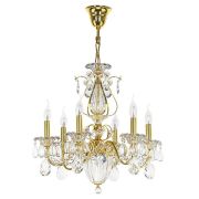 790062 Люстра SCHON 6x60W E14 ЗОЛОТО