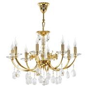 694082 Люстра подв STREGARO 8х60W E14 ЗОЛОТО