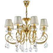 693082 Люстра подв RICERCO 8х40W E14 ЗОЛОТО