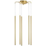 L5T747333 Люстра TUBO LED 25W 1500LM 25G ЗОЛОТО 3000K (574723+747333 (5шт)