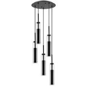 756057 Люстра CILINO 5х40W GU10 ЧЕРНЫЙ