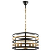 735050 Люстра EPSILON 5х40W E14 ЧЕРНЫЙ/ЗОЛОТО