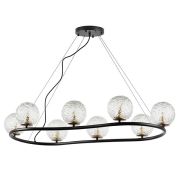 815287 Люстра BARI 8х10W(led) G9 ЧЕРНЫЙ МАТОВЫЙ/ЗОЛОТО