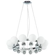 801124 Люстра SFERETTA 12х40W G9 ХРОМ/БЕЛЫЙ