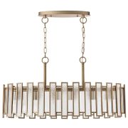 712162 Люстра AGAVE 6х40W E27 ШАМПАНЬ/ПРОЗРАЧНЫЙ