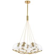 729071 Люстра SFERICO 7х40W E27 ЛАТУНЬ/ПРОЗРАЧНЫЙ