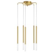 L5T747133 Люстра TUBO LED 25W 1250LM 360G ЗОЛОТО 3000K (574723+747133 (5шт)