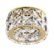 032802 Светильник ONDA GRANDE G9 ЗОЛОТО/ХРУСТАЛЬ ПРОЗРАЧНЫЙ