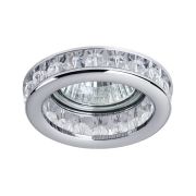 031704 Светильник MONILO INC MR16/HP16 ХРОМ/ПРОЗРАЧНЫЙ