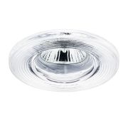 006880 Светильник DIFESA PIANO CR MR16 IP44 БЕЛЫЙ/ПРОЗРАЧНЫЙ