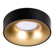 L01002327 Светильник LEVIGO MR16/HP16 ЗОЛОТО/ЧЕРНЫЙ МАТОВЫЙ (010023+510027)