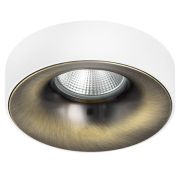 L01002120 Светильник LEVIGO MR16/HP16 БРОНЗА/БЕЛЫЙ МАТОВЫЙ (010021+510020)