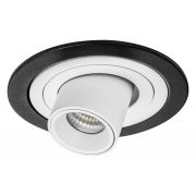 i617162 Светильник INTERO TUBO LED 7W 360LM 60G ЧЕРНЫЙ/БЕЛЫЙ 3000K (217617+217162)