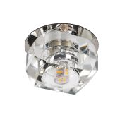 004060 Светильник ROMB CR G9 ХРОМ/ПРОЗРАЧНЫЙ