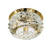 004252-G9 Светильник CESARE SPHE CR ЗОЛОТО/ПРОЗРАЧНЫЙ