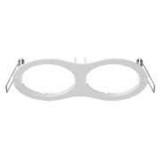 217626 Рамка INTERO 16 Double ROUND БЕЛЫЙ