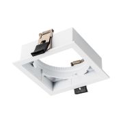 075216 Рамка встраиваемая квадратная 1x STELLA к 075xxх БЕЛЫЙ МАТОВЫЙ